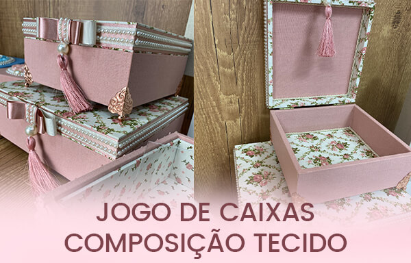 Jogo de caixas composição tecido (1)